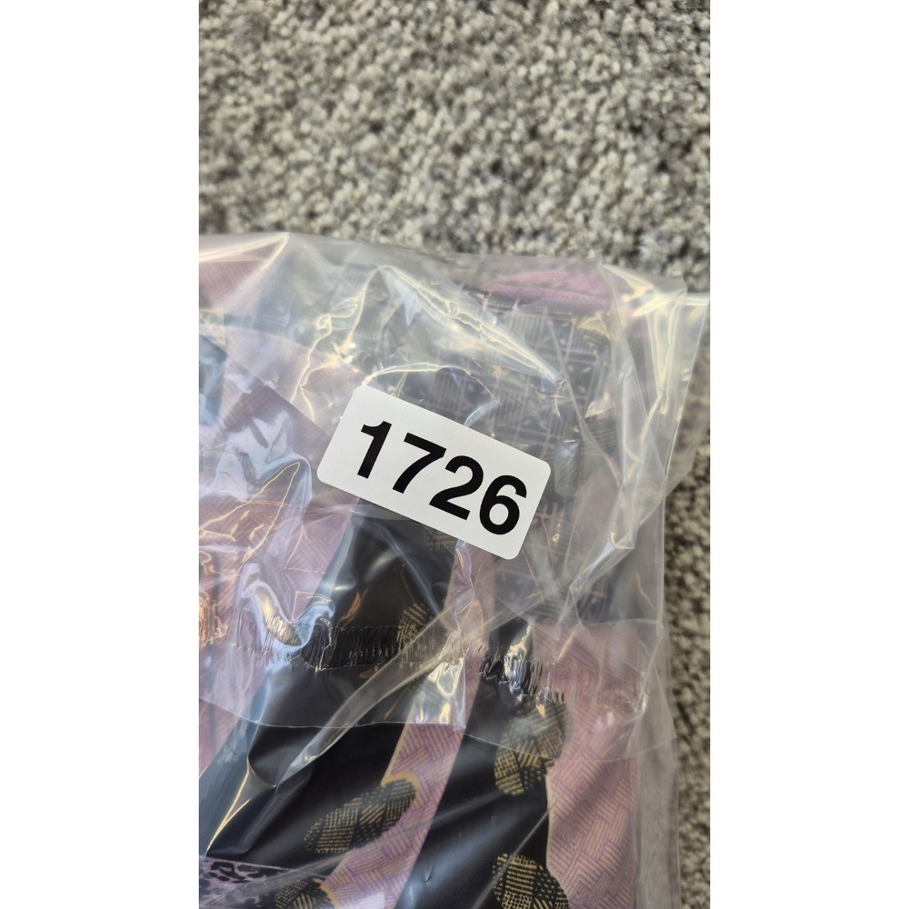 Dagacci Long Sleeve shirt Mens Large 16-16.5  Pink Black Stripe‎ Pattern - Picture 10 of 12